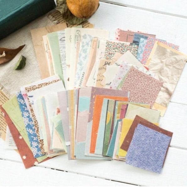 60pcs Vintage Collage newspaper Scrapbooking Journal Material paper Card  Making DIY Craft Planners Scrapbooking Gift Wrapping