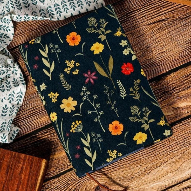 A5 Fabric Journals, Scrapbooks, Wildflowers Journal Covers.