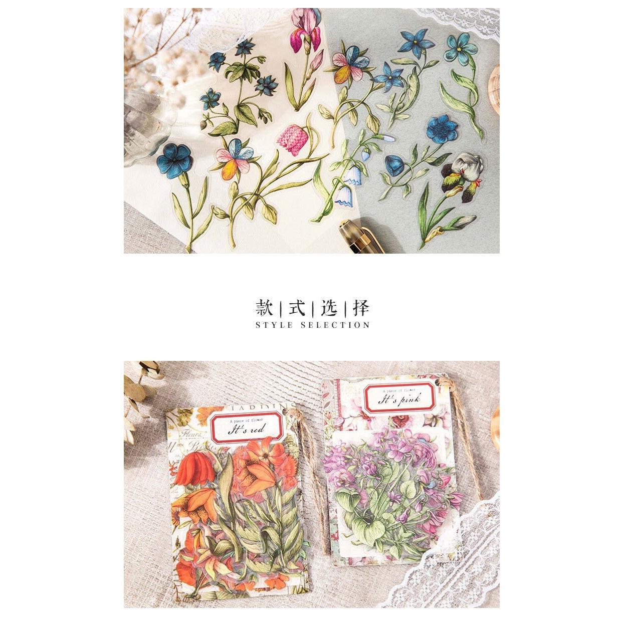 Dried Flowers Stickers Pack