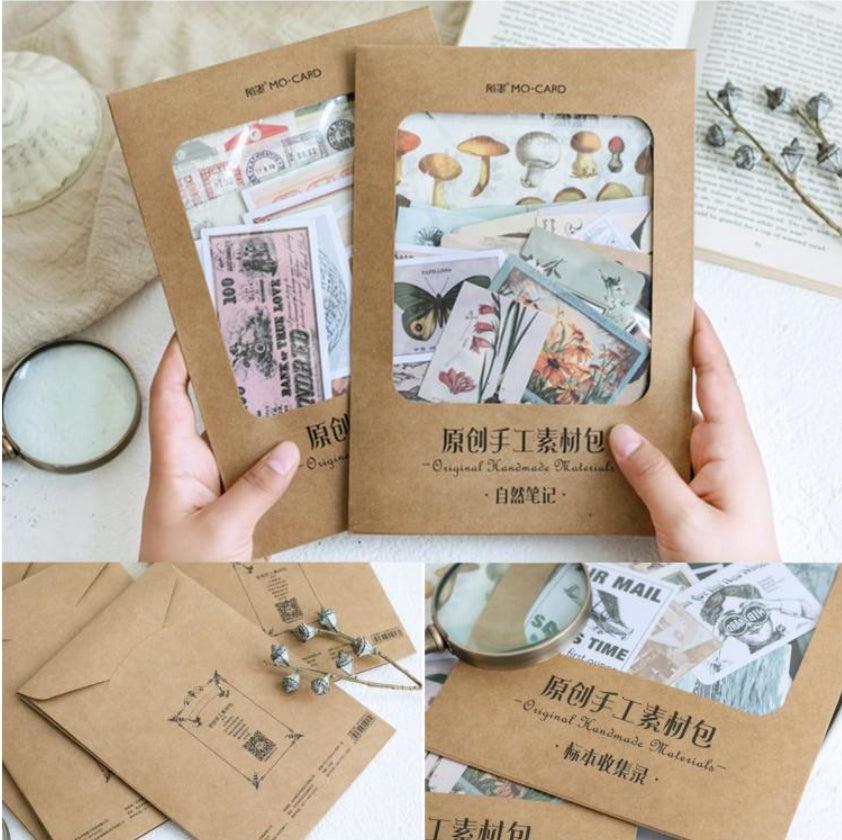 Make Junk Journal Stickers with Paper Scraps 