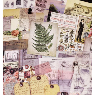 59pcs/pack Junk Journal kit, Ephemera, Scrapbook Paper