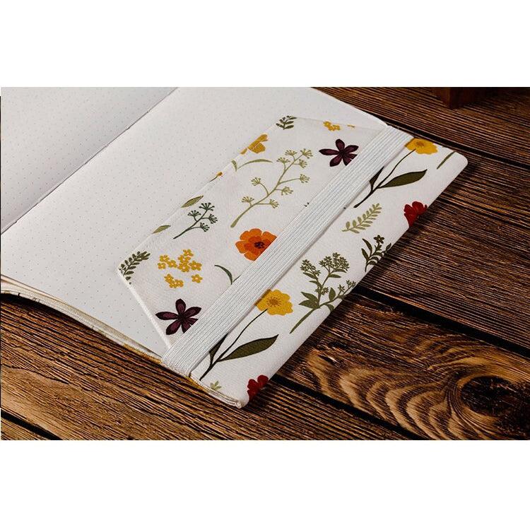 A5 Fabric Journals, Scrapbooks, Wildflowers Journal Covers.