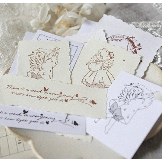 Bookplate Themed Wooden Stamps, Designed by 礼可like Vol. 5