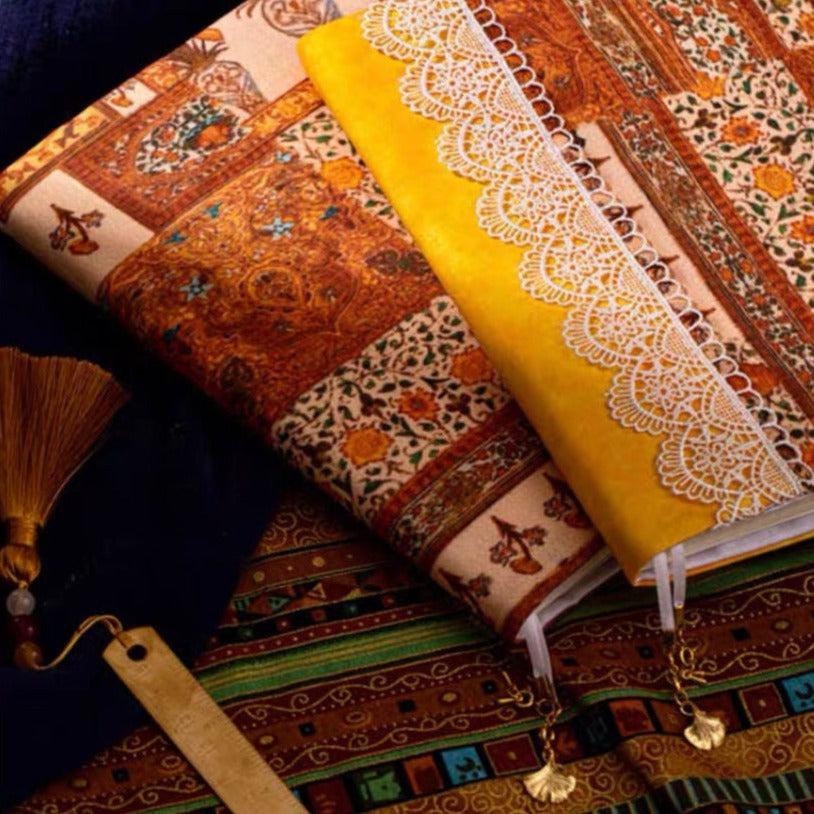 Egypt Style Fabric Journal Covers, Notebook, Journals, Scrapbook