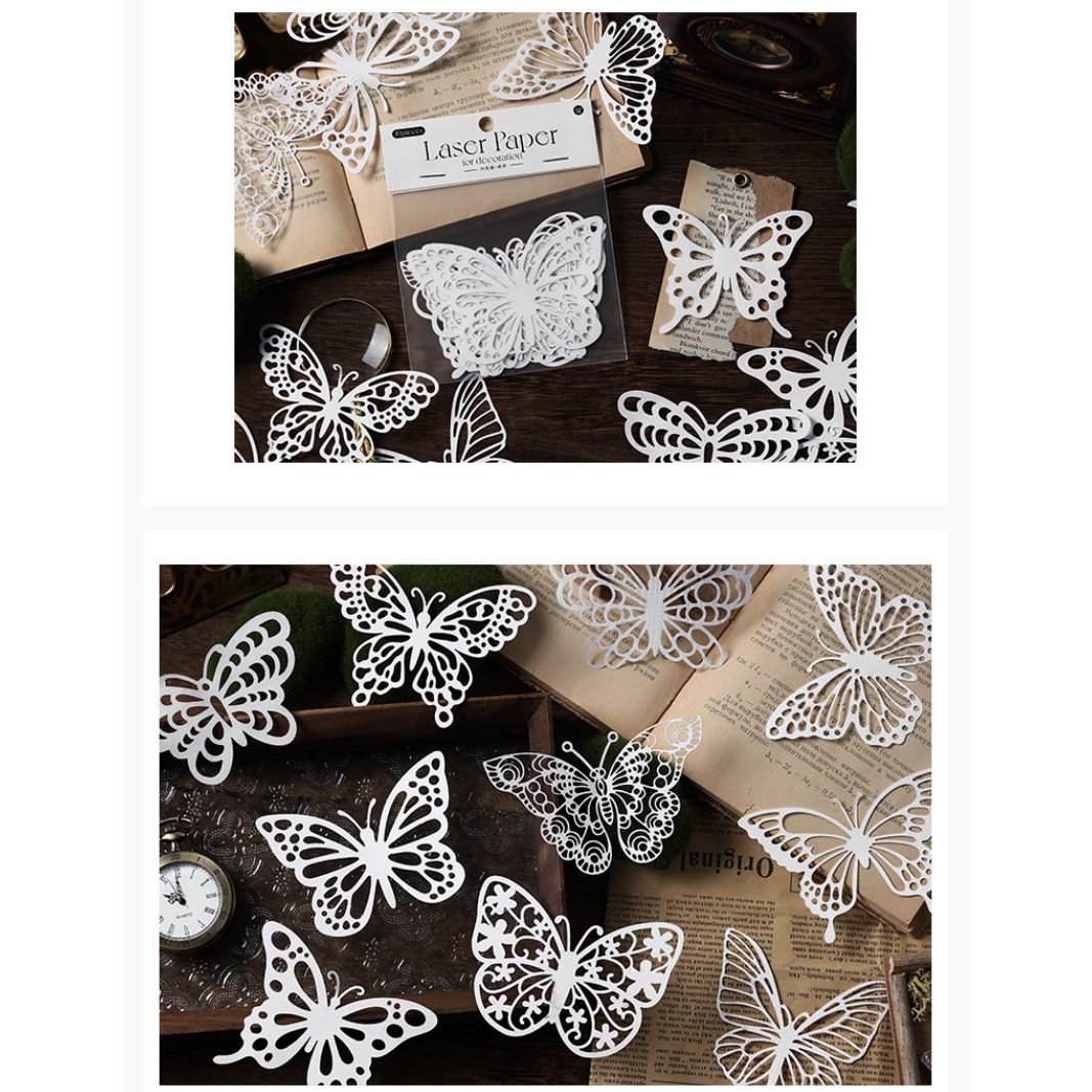 Hollow Paper Lace Sets, Lace Ephemera,Laser Paper