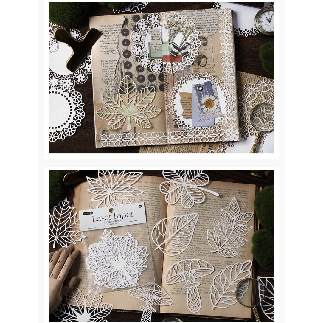 Hollow Paper Lace Sets, Lace Ephemera,Laser Paper