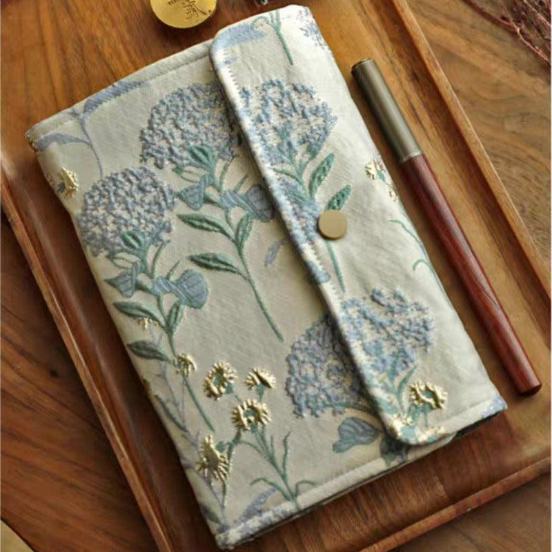 Hydrangea Fabric Planners, Ring Binder, Traveler’s Journals, Scrapbook