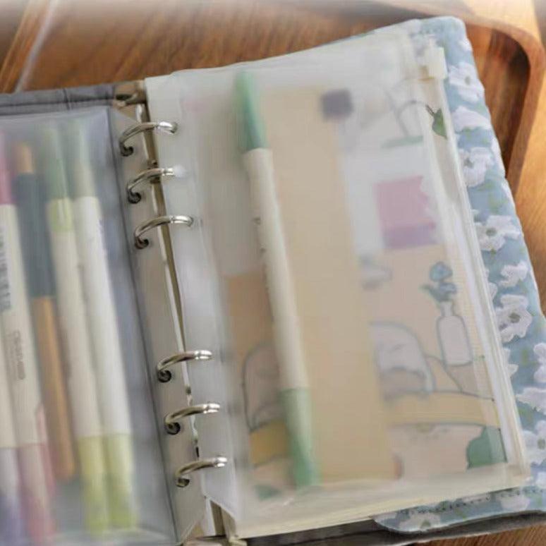 Hydrangea Fabric Planners, Ring Binder, Traveler’s Journals, Scrapbook