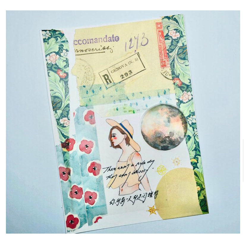 La Dolce Vita Girls Journal Washi Tapes, Stickers, limited edition, La Dolce Vita X Sumthingofmine