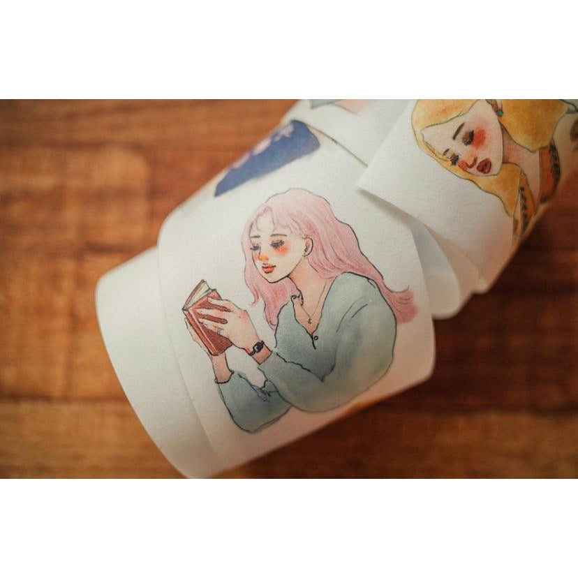 La Dolce Vita Washi Tape - "Song of hundred flowers" Girls Stickers