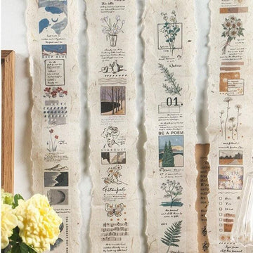 Landscape Themed Washi Tapes, Basic Journaling Tapes, Masking Tape