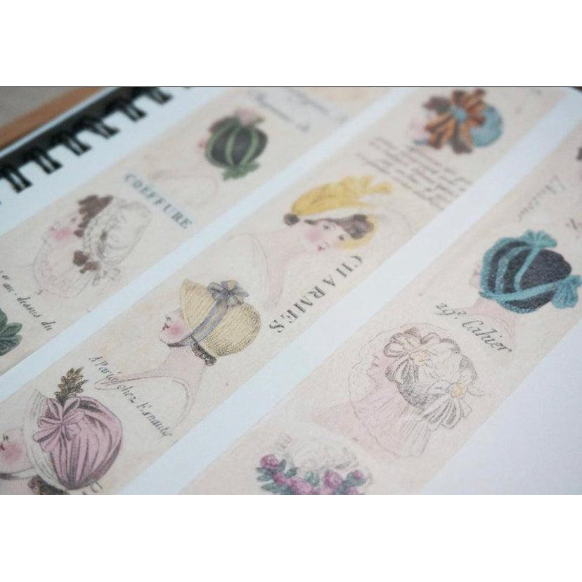 Victorian Girls Washi Tapes, Stickers, designed by Usagiprint