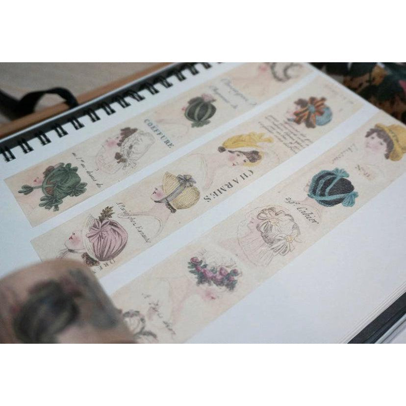 Victorian Girls Washi Tapes, Stickers, designed by Usagiprint