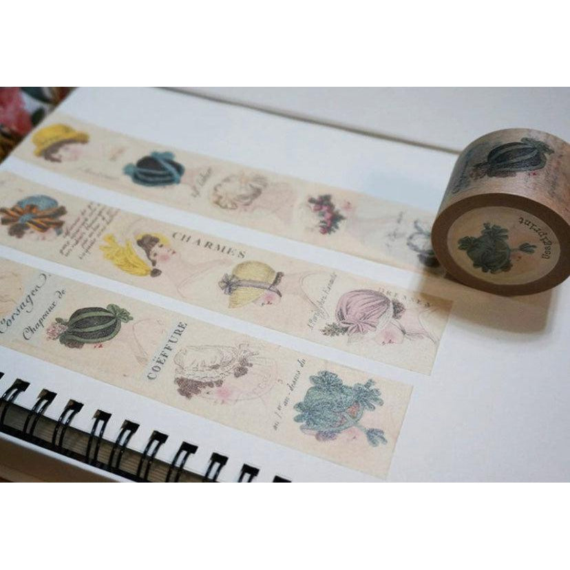 Victorian Girls Washi Tapes, Stickers, designed by Usagiprint