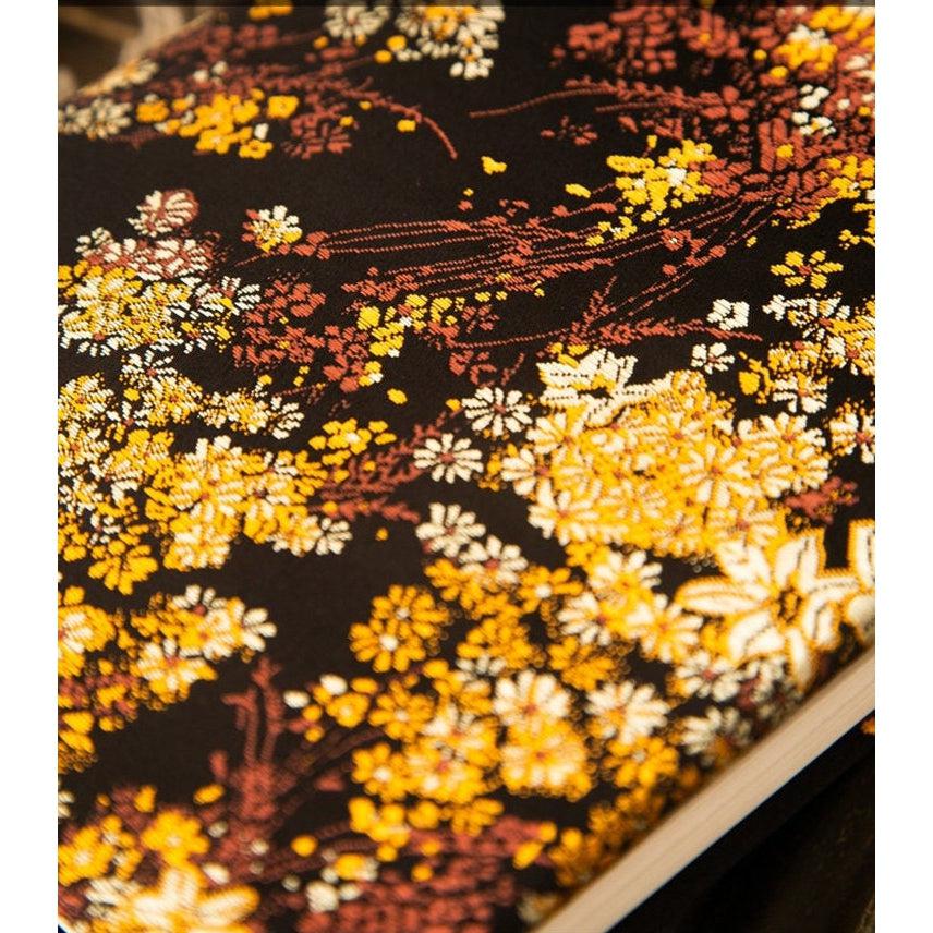 Vintage Style Flower Brocade Fabric Journal Covers, Notebook, Scrapbook