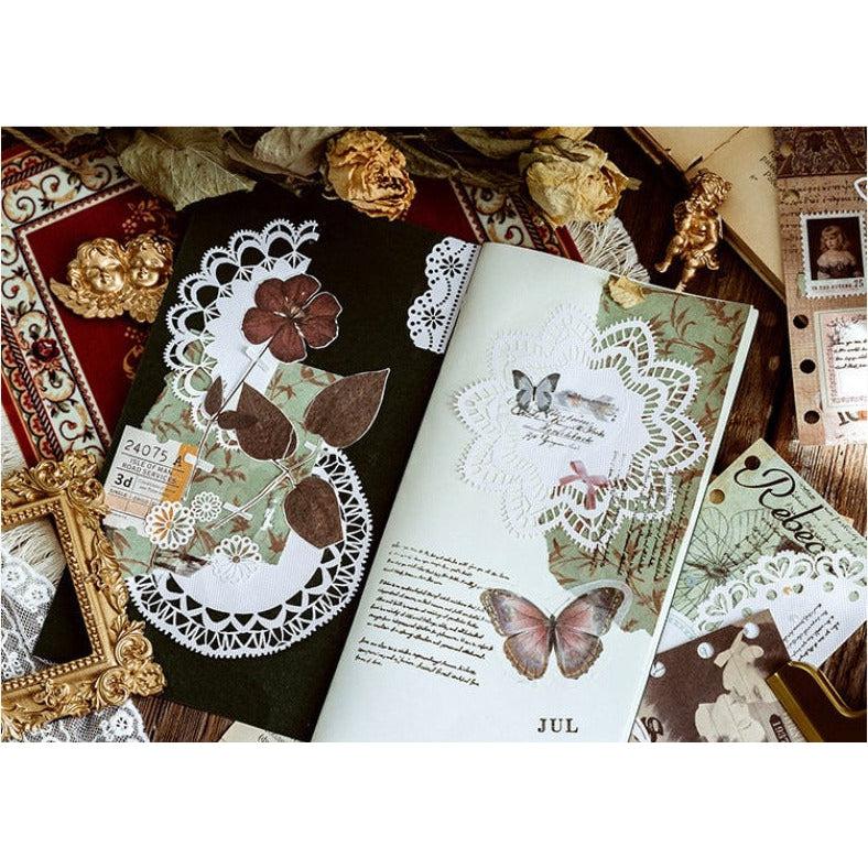 White Hollow Paper Lace Sets, Lace Ephemera