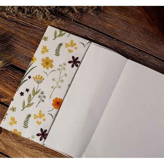Wildflowers book Sleeves, Journals, Notebook, Scrapbook, Handmade Book Covers
