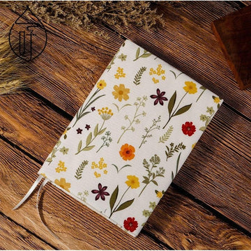 Wildflowers book Sleeves, Journals, Notebook, Scrapbook, Handmade Book Covers