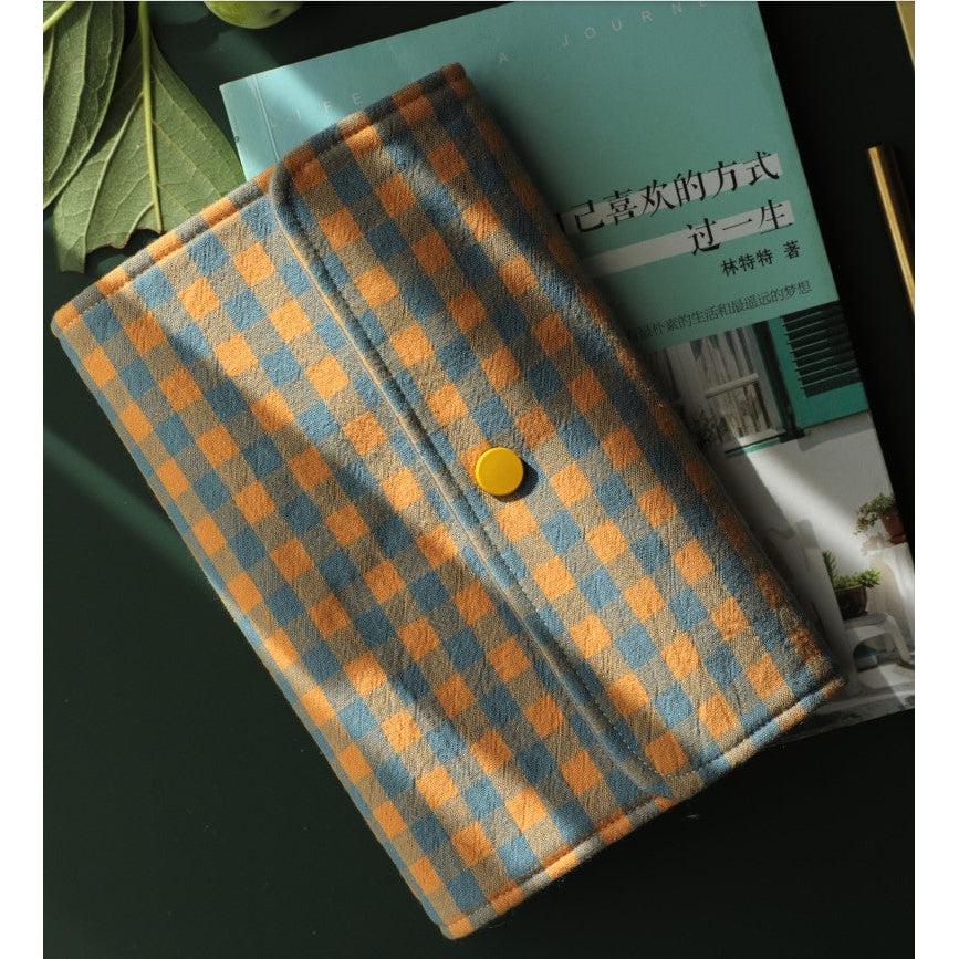 Yellow Check Bullet Journal, Ring Binder, Traveler’s Journals